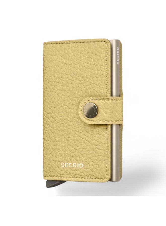 Secrid Miniwallet Pebble Butter Yellow