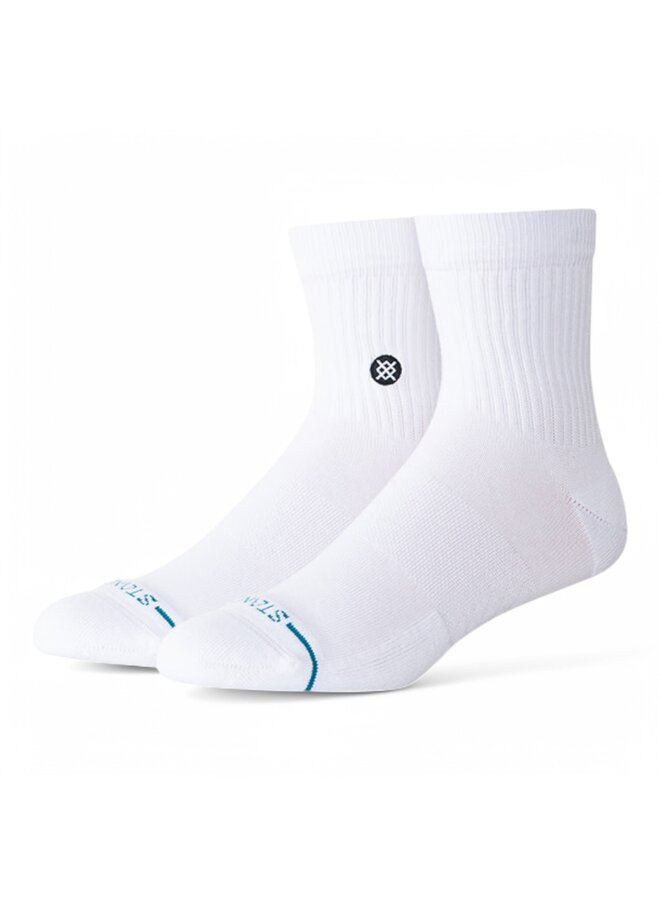 Stance Icon Quarter White