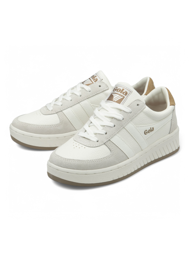 Gola CLB513WC Grandslam 88 White/White/Light Caramel
