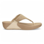 Fitflop Lulu Shimmerlux Toe-Post Sandals Latte/Beige