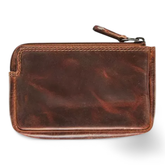 Maverick Mav-To-056-03 Lederen geldbeugel Bruin anti skim