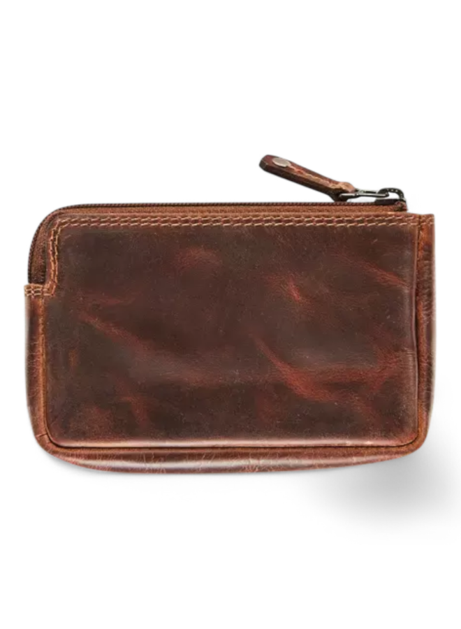 Maverick Mav-To-056-03 Lederen geldbeugel Bruin anti skim