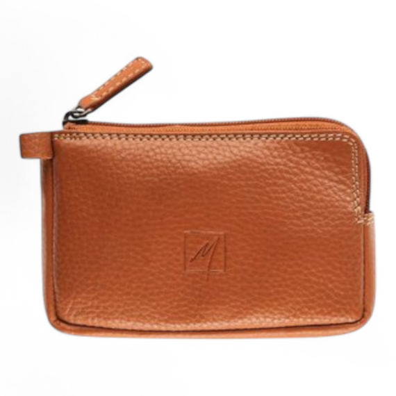 Maverick Lab Dk-066-025 Lederen Geldbeugel Cognac Anti-Skim