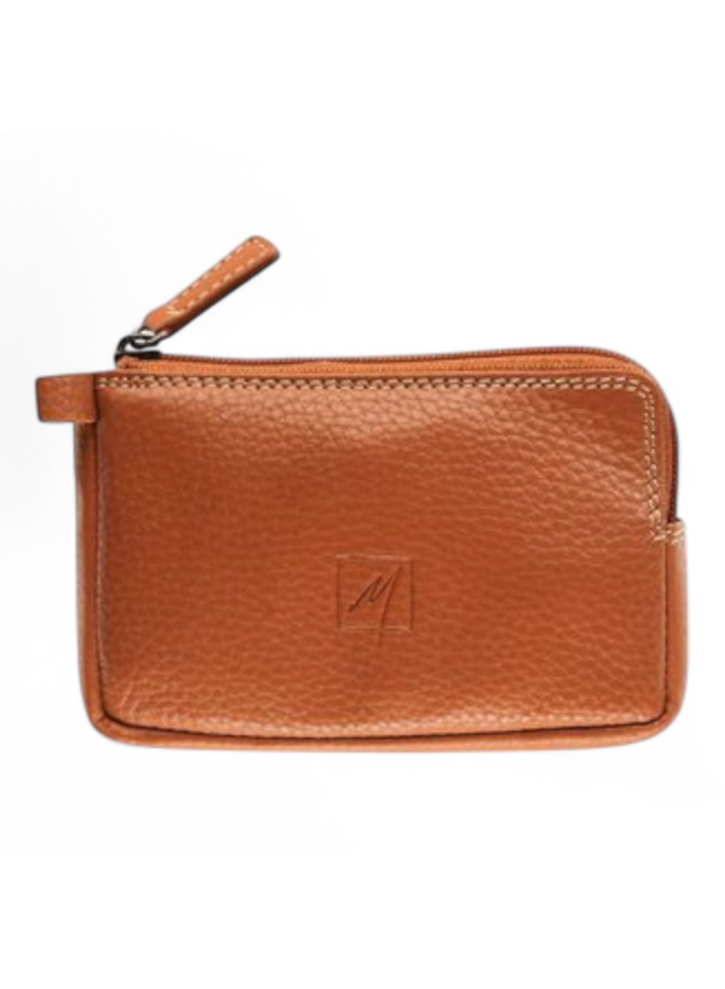Maverick Lab-Dk-066-025 Lederen Geldbeugel Cognac Anti-Skim