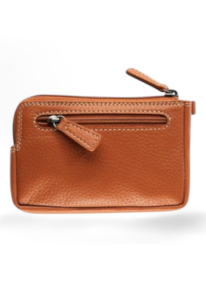 Maverick Lab-Dk-066-025 Lederen Geldbeugel Cognac Anti-Skim