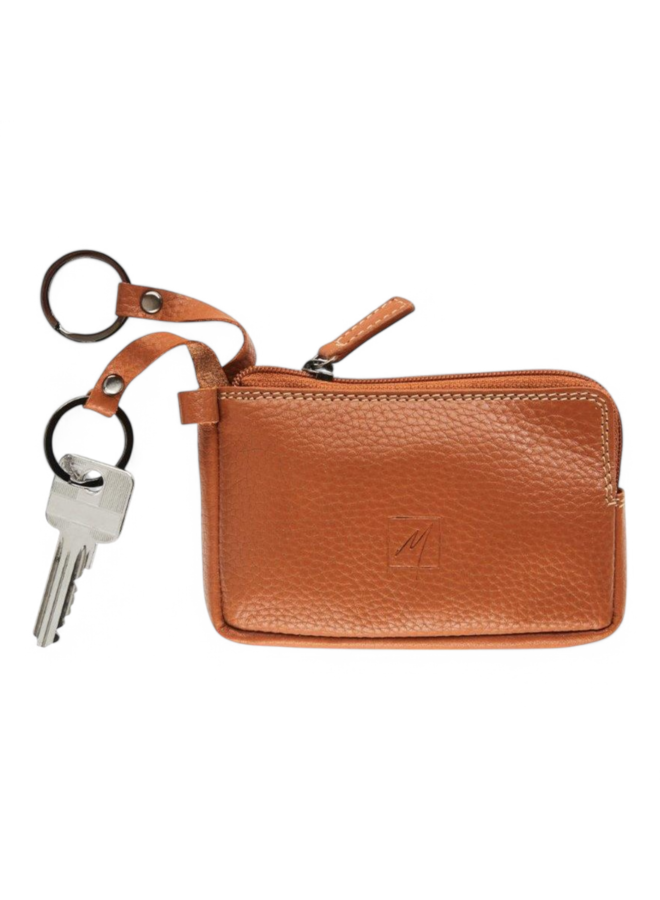 Maverick Lab-Dk-066-025 Lederen Geldbeugel Cognac Anti-Skim