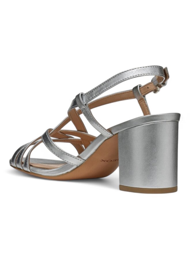 Geox D55YZB D Virnilisa Met Sheep Silver