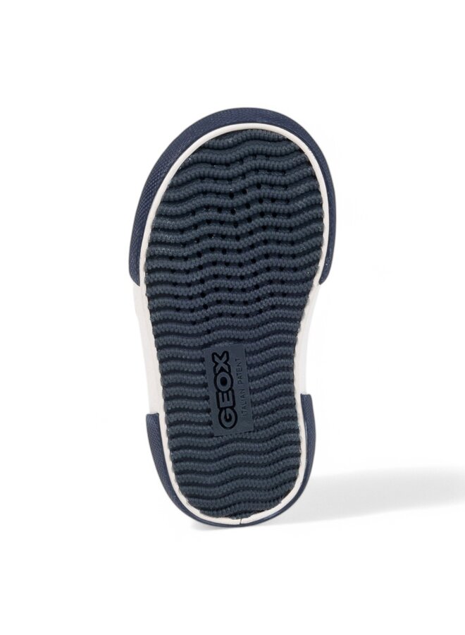 Geox B551NC B Gisli Synt Lea White/Navy Boy