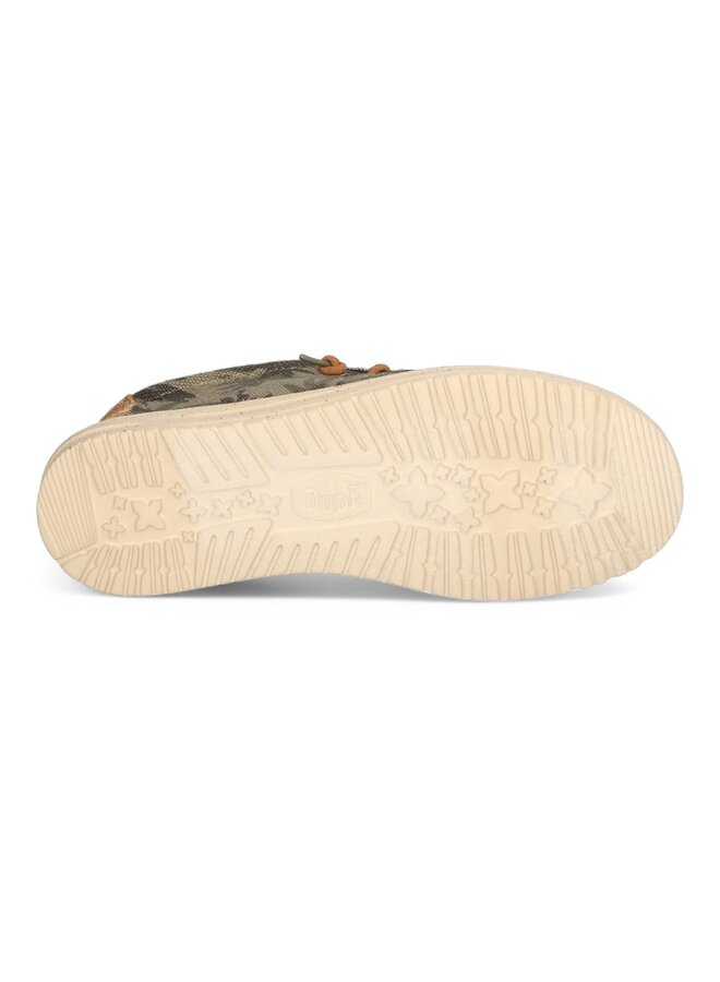 HEYDUDE Wally Palm Jute Burnt Olive/Ginger Brown