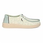 HEYDUDE Wendy Espadrille Retro Palm Celadon Green/White