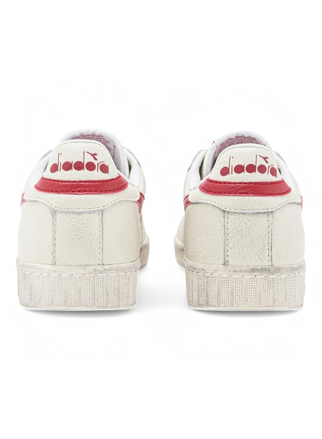 Diadora game L Low waxed white red pepper