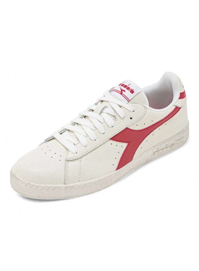 Diadora game L Low waxed white red pepper
