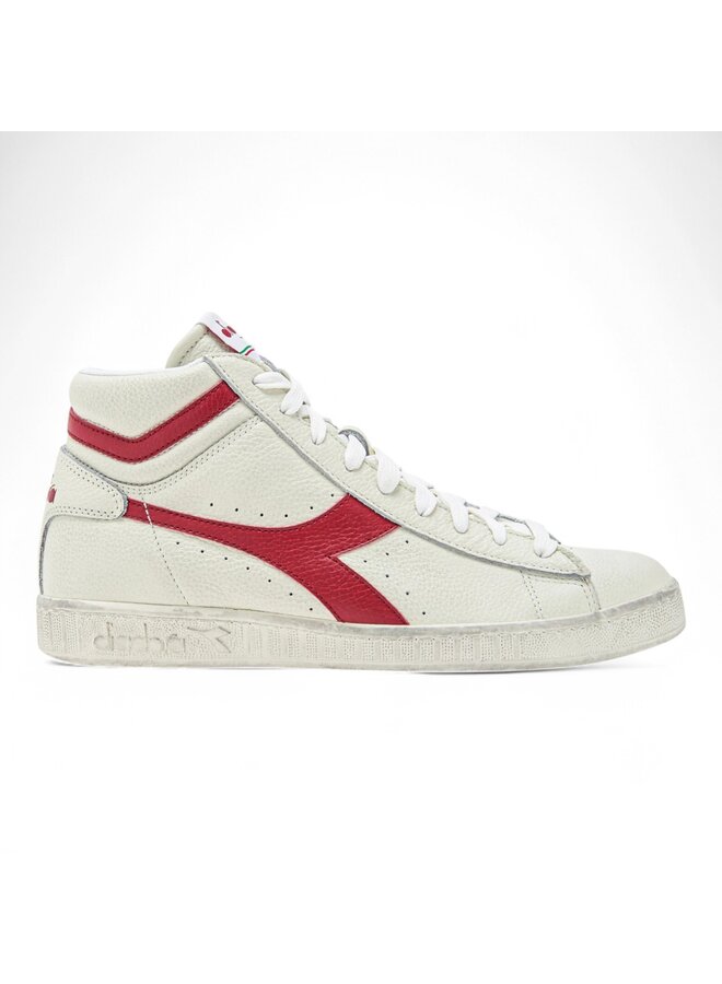 Diadora Game L High Waxed white/red pepper