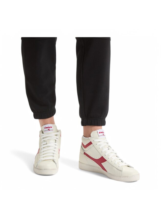 Diadora Game L High Waxed white/red pepper
