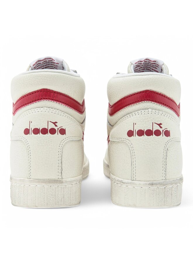 Diadora Game L High Waxed white/red pepper