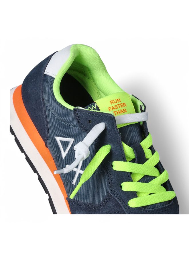 Sun68 Tom Fluo Teen Navy Blue