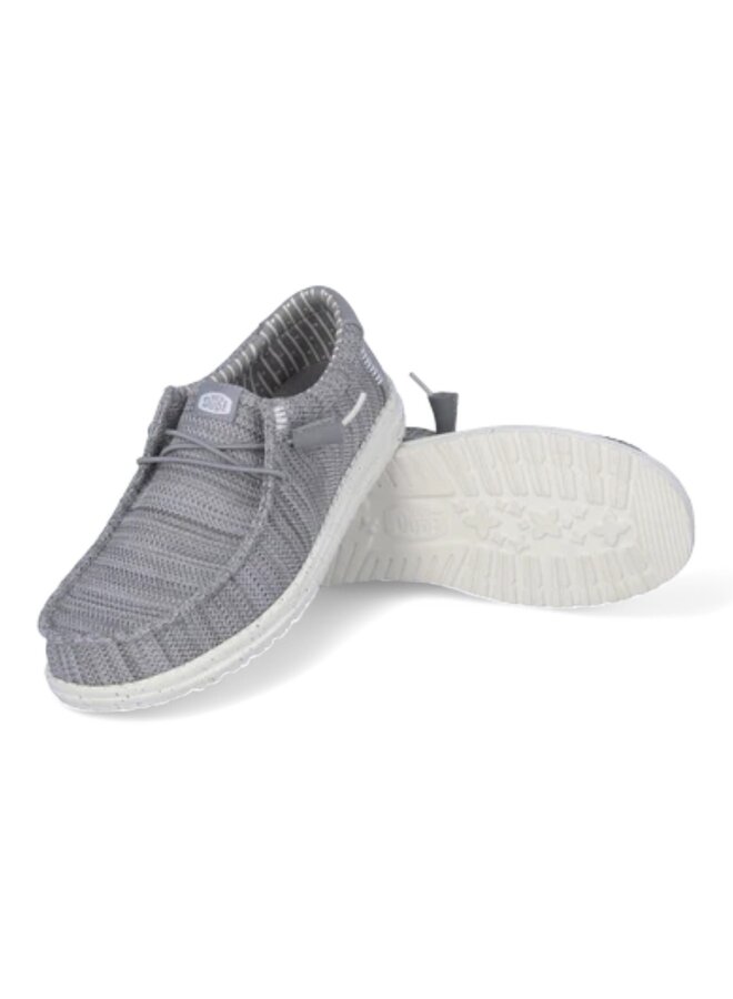 HEYDUDE Wally Stretch Sox Grey