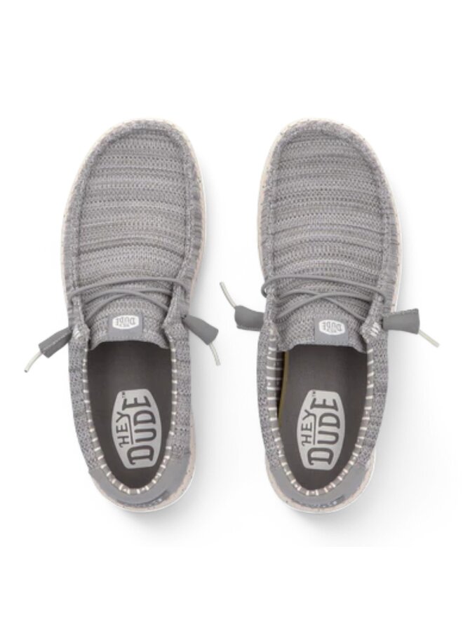 HEYDUDE Wally Stretch Sox Grey
