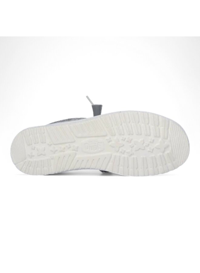 HEYDUDE Wally Stretch Sox Grey