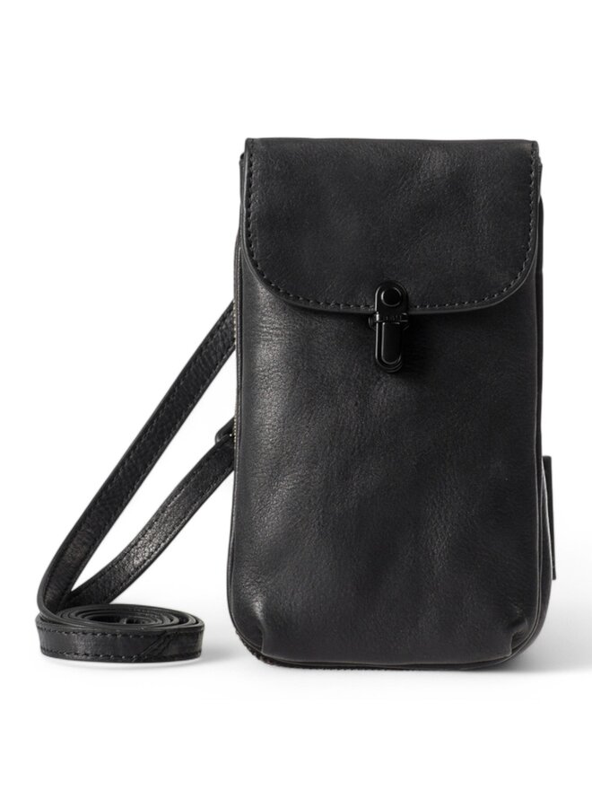 Aunts & Uncles 40478-0  Mrs. Lemon Twist Phonebag Black Smoke