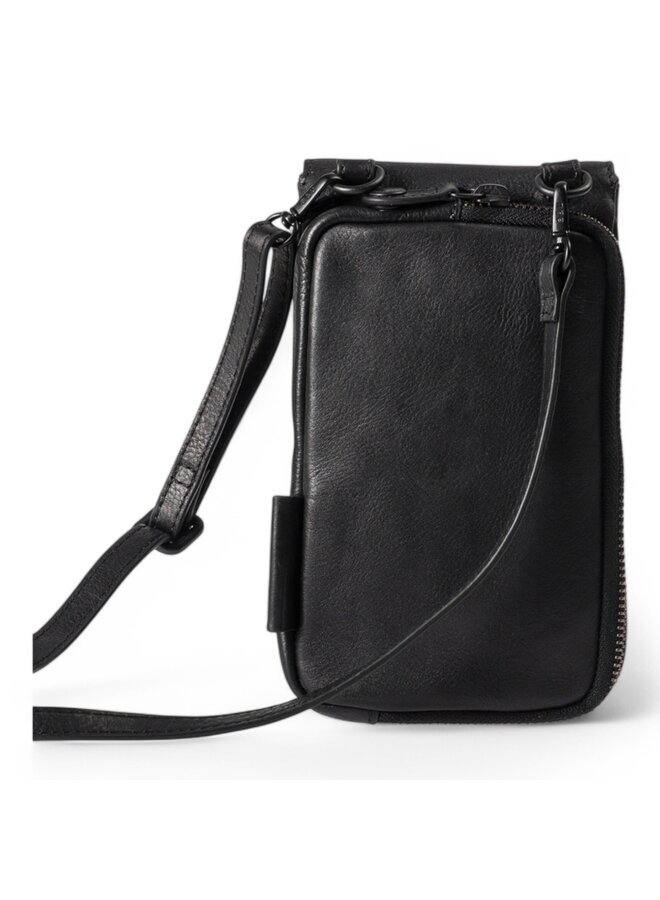 Aunts & Uncles 40478-0  Mrs. Lemon Twist Phonebag Black Smoke