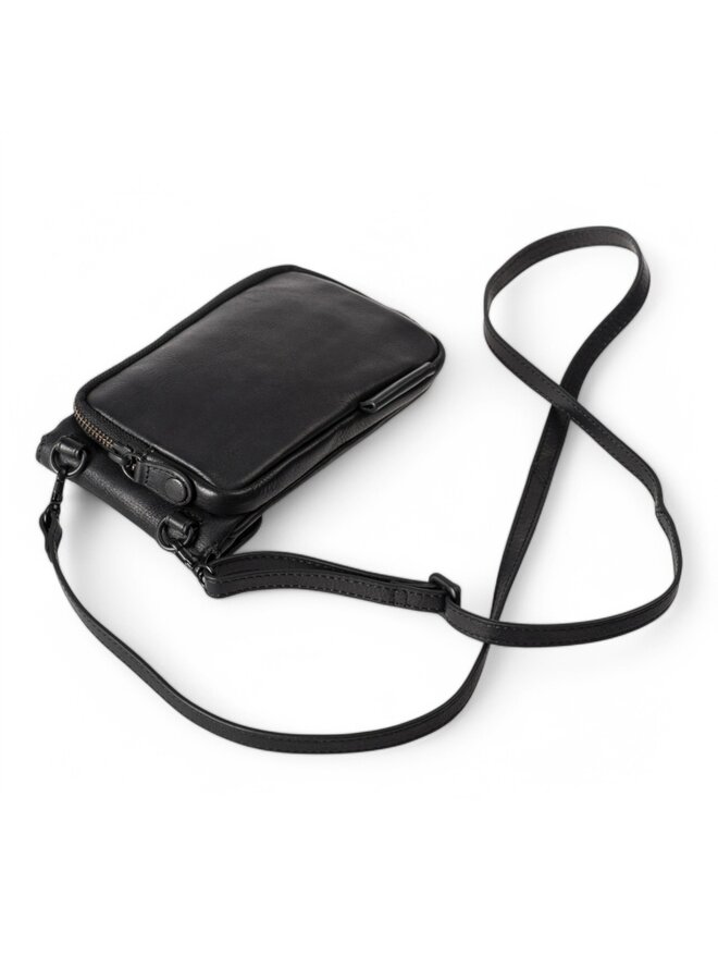 Aunts & Uncles 40478-0  Mrs. Lemon Twist Phonebag Black Smoke