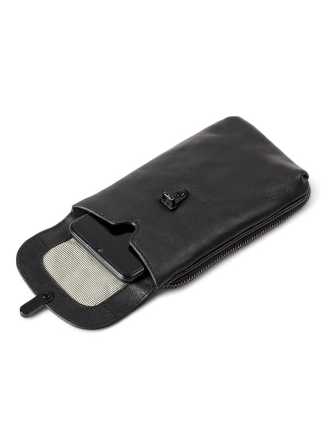 Aunts & Uncles 40478-0  Mrs. Lemon Twist Phonebag Black Smoke