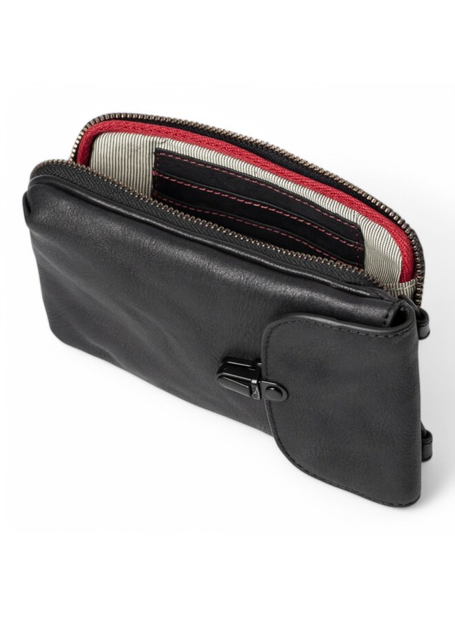 Aunts & Uncles 40478-0  Mrs. Lemon Twist Phonebag Black Smoke