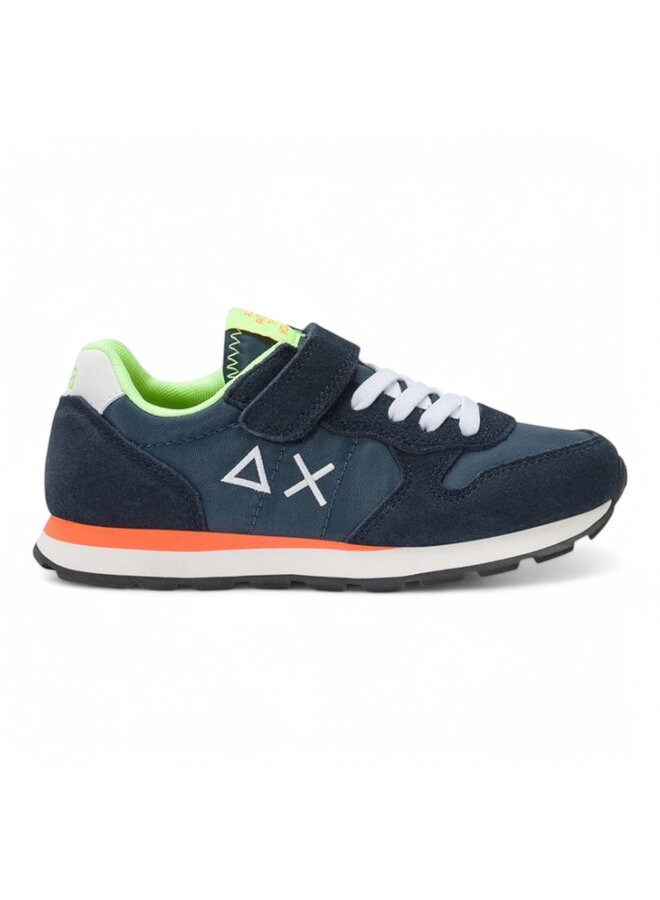 Sun68 Tom Fluo Kid Navy Blue