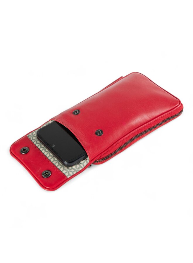 Aunts & Uncles 20021-46 Cloudberry Phone Bag Crimson Red