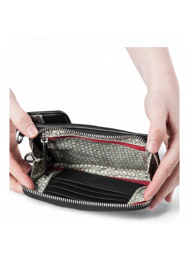 Aunts & Uncles 20021-0 Cloudberry Phone Bag Jet Black