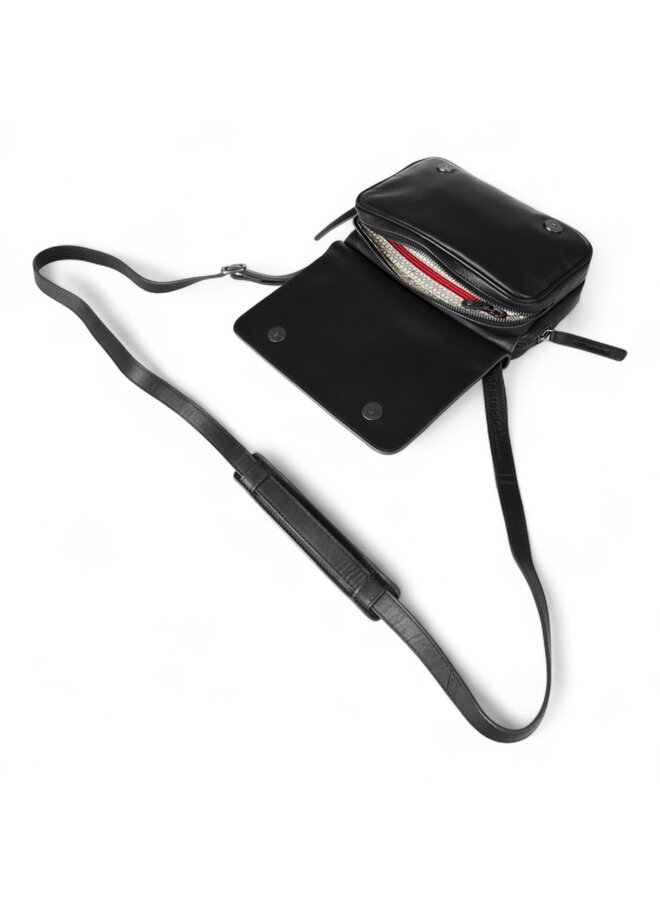 Aunts & Uncles 20045-0 Azalea Crossover Bag Jet Black