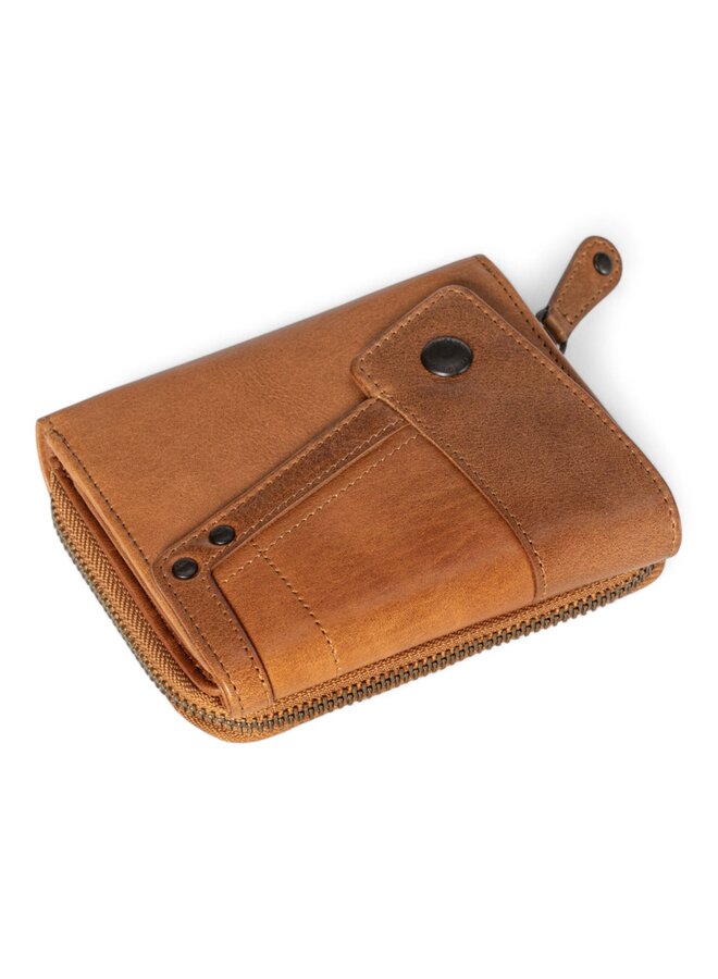 Aunts & Uncles 42204-1 Lotta zipper wallet caramel