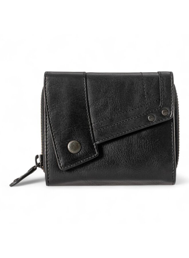 Aunts & Uncles 42204-0 Lotta zipper wallet black smoke