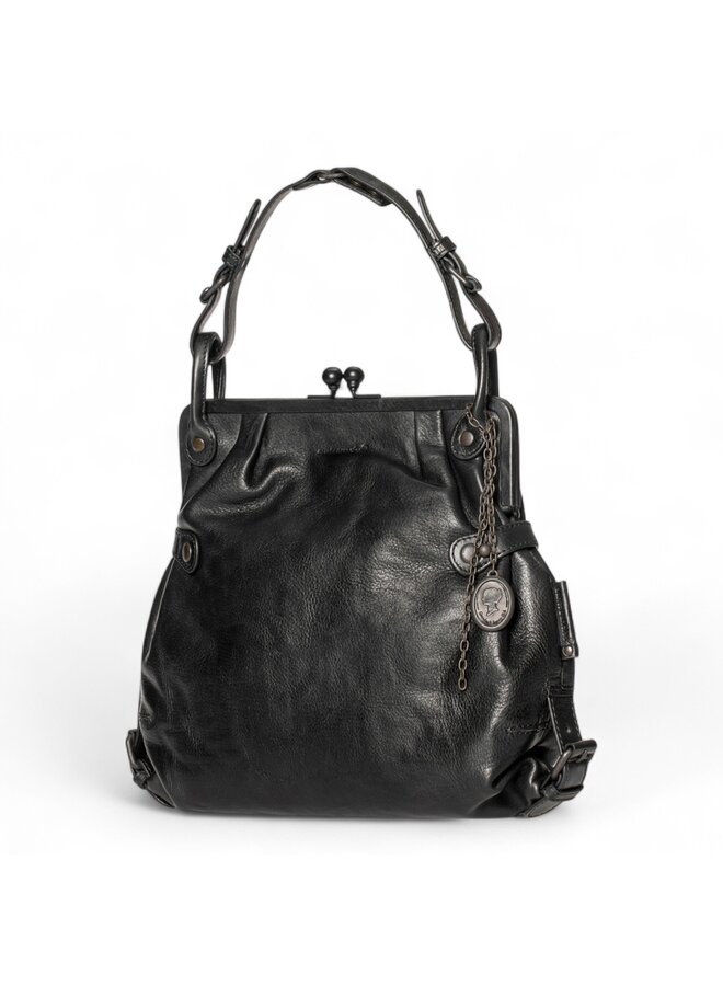 Aunts & Uncles Mrs. TeaCake/BS Crossover Bag - Clip Black Smoke