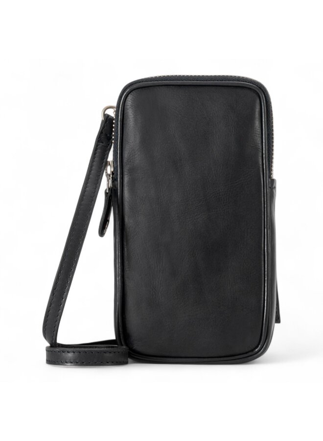 Aunts and Uncles 20028-0 Prune Phone Bag Jet Black