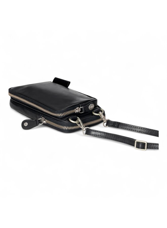 Aunts and Uncles 20028-0 Prune Phone Bag Jet Black