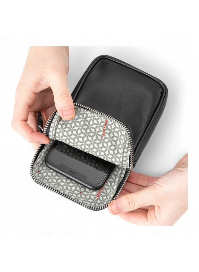 Aunts and Uncles Prune Phone bag jet black