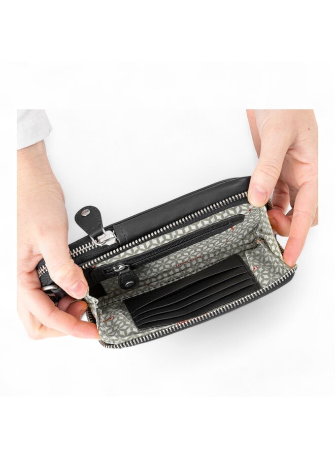 Aunts and Uncles Prune Phone bag jet black
