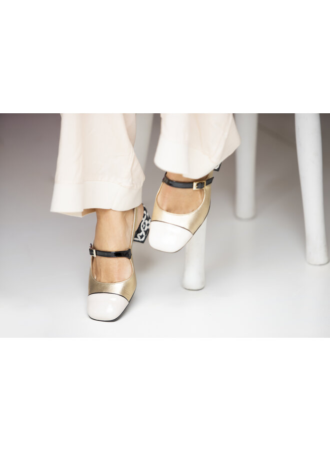 Nemonic 2432 Zapato Charol Hielo/Oxido Celine