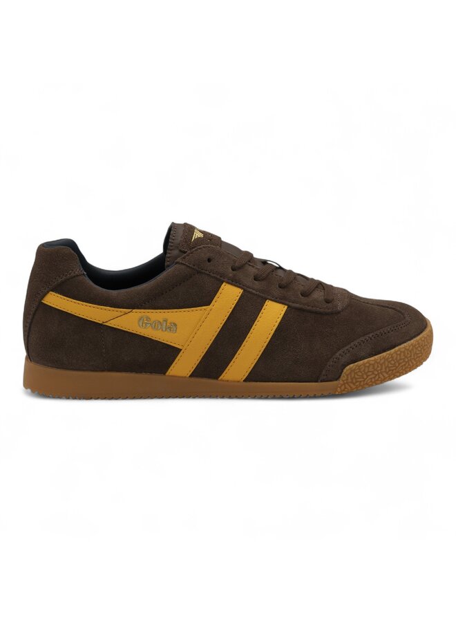 Gola Harrier Suede Coffee/Sun/Navy