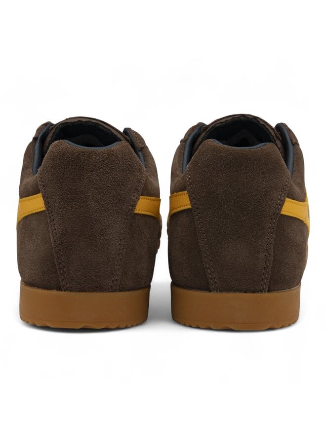 Gola Harrier Suede Coffee/Sun/Navy