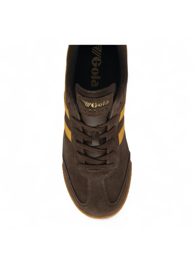 Gola Harrier Suede Coffee/Sun/Navy