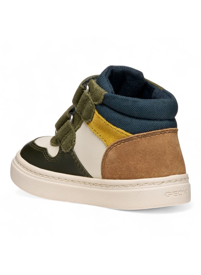 Geox B465NA Nashik Ivory/DK Green