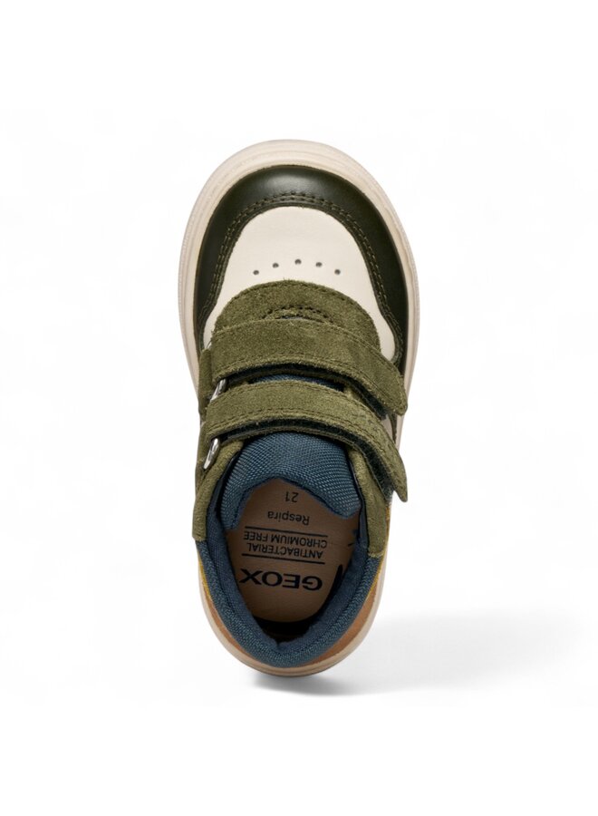 Geox B465NA Nashik Ivory/DK Green