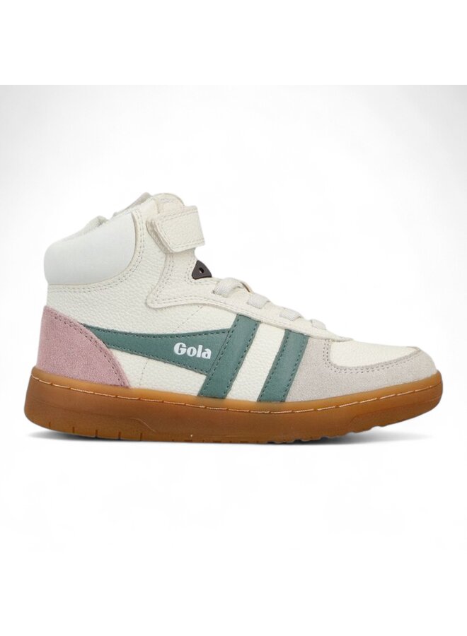 Gola CKA540AG Talon Trainer White/Slate/Chalk Pink/Gum