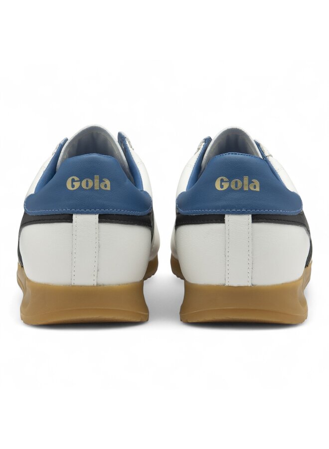 Gola CMB785WX Stadia Leather White/Black/Marine Blue/Gum