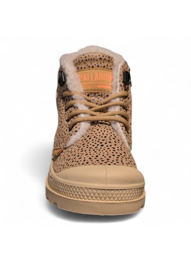 Palladium Pampa Zip Dear Brwn Aop Safari