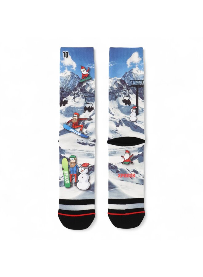 Xpooos Men Socks Snowy 301011031