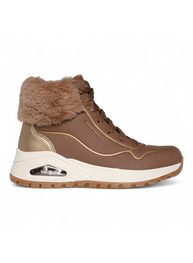 Skechers 167993 Uno Rugged-Fall Shimmer Taupe/Gold